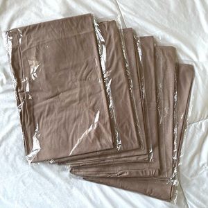 Light brown/tan jersey scarf